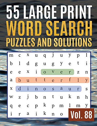 Algopix Similar Product 3 - 55 Large Print Word Search Puzzles and