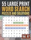 Algopix Similar Product 16 - 55 Large Print Word Search Puzzles and