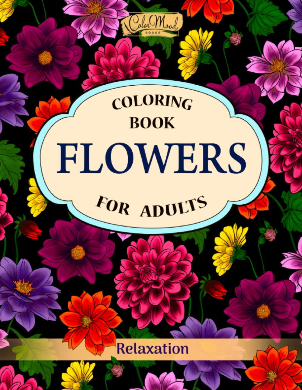 Algopix Similar Product 12 - Flowers Coloring Book An Adult