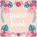 Algopix Similar Product 11 - Guest Book Sign in book with Hawaiian