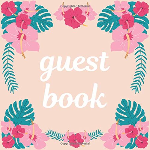 Algopix Similar Product 13 - Guest Book Sign in book with Hawaiian