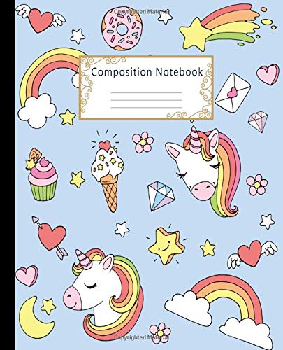 Algopix Similar Product 10 - Composition Notebook Wide Ruled Lined