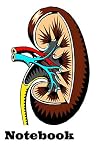 Algopix Similar Product 13 - Notebook Funny Anatomy Kidney