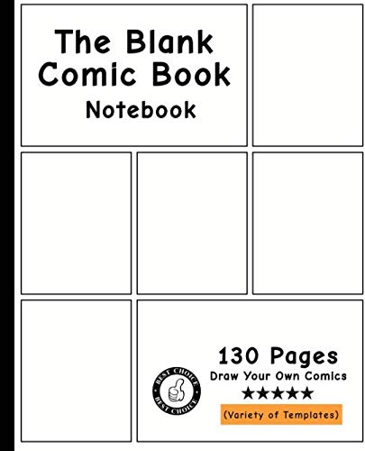 Algopix Similar Product 20 - The Blank Comic Book Notebook Original