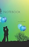 Algopix Similar Product 7 - Notebook Love couple romance grooms