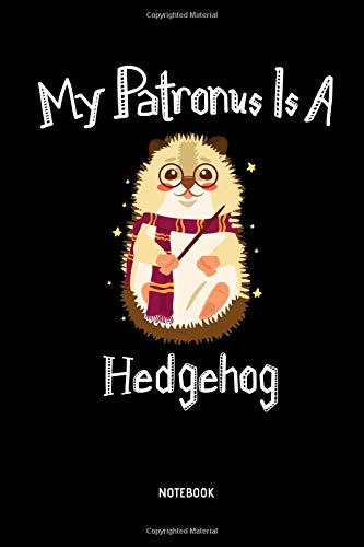 Algopix Similar Product 6 - My Patronus Is A Hedgehog  Notebook