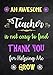Algopix Similar Product 14 - An Awesome Teacher is Not Easy to Find