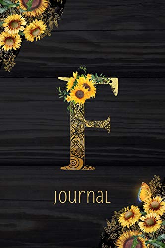 Algopix Similar Product 20 - F Journal Sunflower Journal Monogram