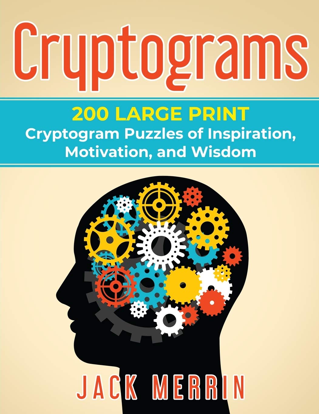 Algopix Similar Product 17 - Cryptograms 200 LARGE PRINT Cryptogram