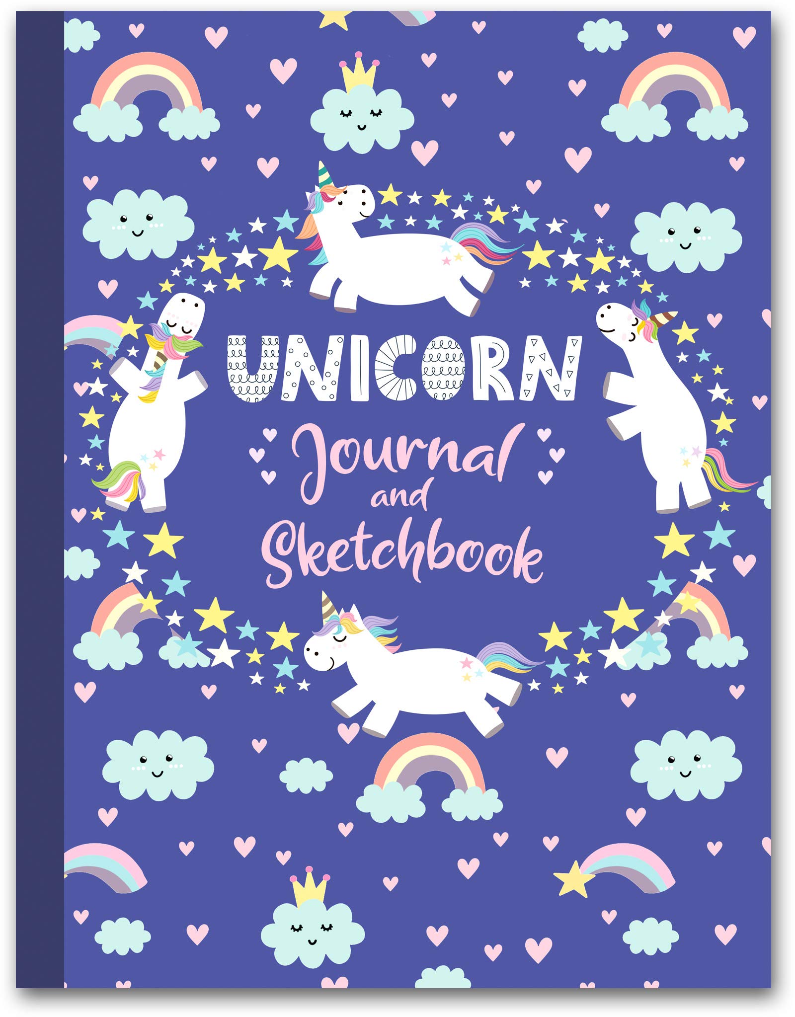 Algopix Similar Product 20 - Unicorn Journal and Sketchbook Journal