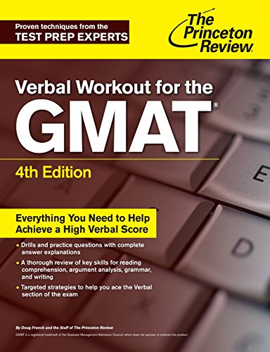 Algopix Similar Product 18 - Verbal Workout for the GMAT 4th