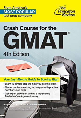 Algopix Similar Product 6 - Crash Course for the GMAT 4th Edition