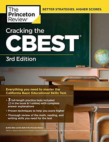 Algopix Similar Product 7 - Cracking the CBEST 3rd Edition