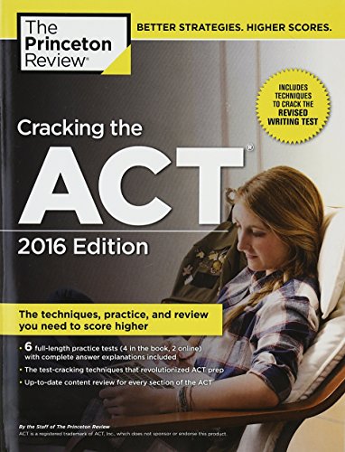 Algopix Similar Product 15 - Cracking the ACT with 6 Practice Tests