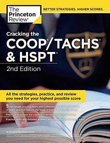 Algopix Similar Product 13 - Cracking the COOPTACHS HSPT 2nd