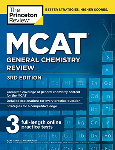 Algopix Similar Product 9 - MCAT General Chemistry Review 3rd