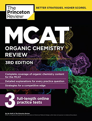 Algopix Similar Product 13 - MCAT Organic Chemistry Review 3rd