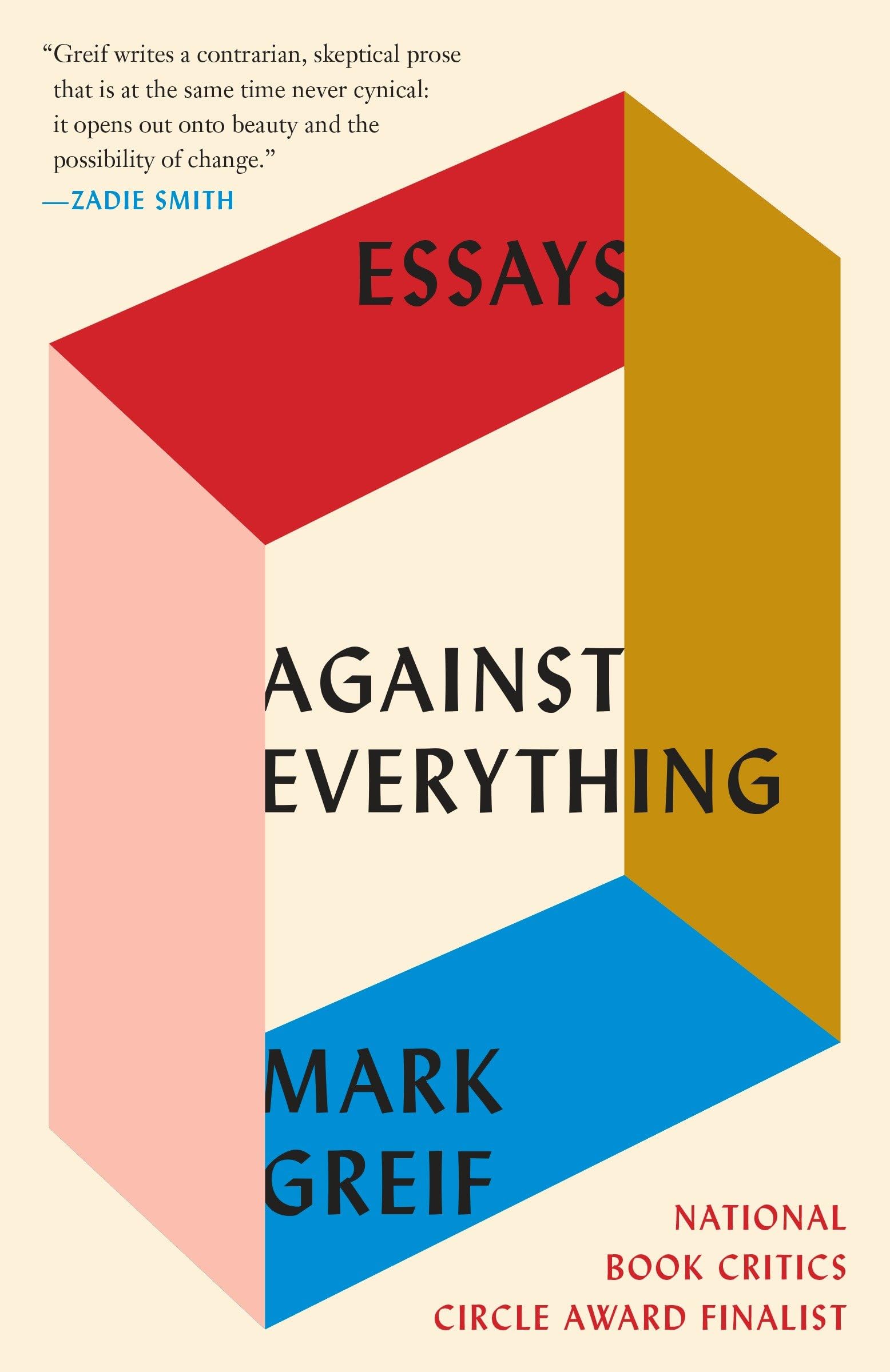 Algopix Similar Product 4 - Against Everything: Essays