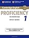 Algopix Similar Product 9 - Cambridge English Proficiency 1 for
