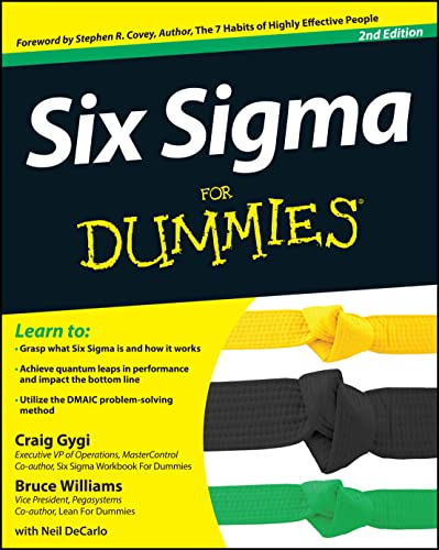 Algopix Similar Product 2 - Six Sigma For Dummies