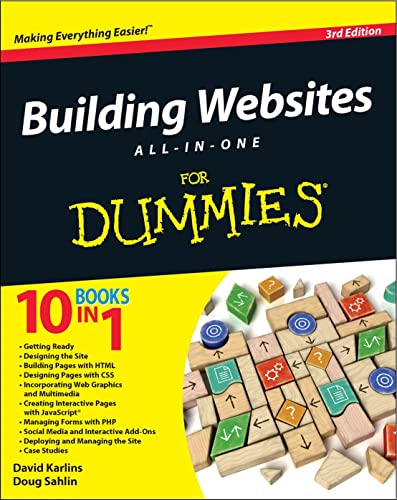 Algopix Similar Product 2 - Building Websites All-in-One For Dummies