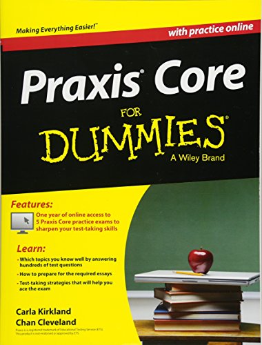 Algopix Similar Product 3 - Praxis Core For Dummies with Online