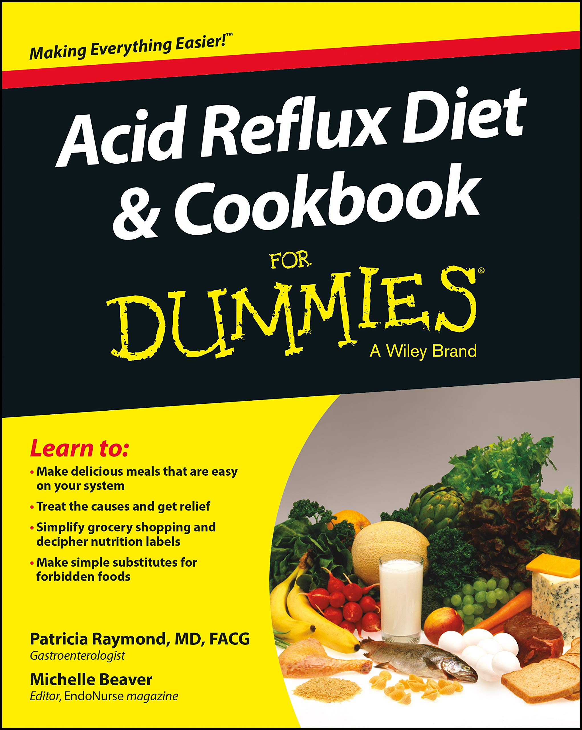 Algopix Similar Product 17 - Acid Reflux Diet & Cookbook For Dummies