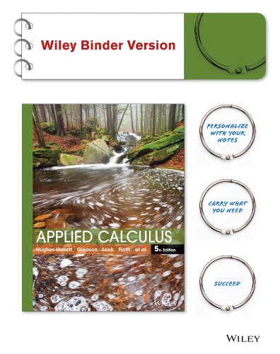 Algopix Similar Product 4 - Applied Calculus 5E WileyPLUS with