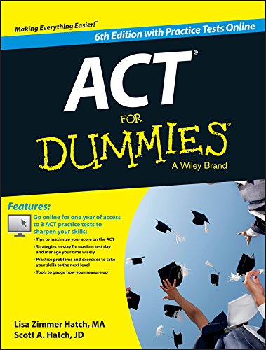 Algopix Similar Product 20 - ACT For Dummies with Online Practice