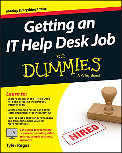 Algopix Similar Product 16 - Getting an IT Help Desk Job For Dummies