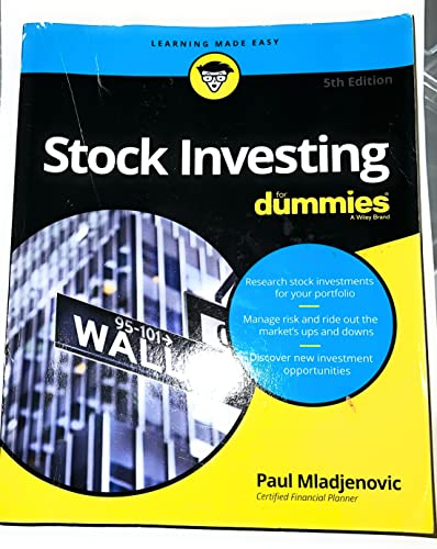 Algopix Similar Product 4 - Stock Investing For Dummies 5th