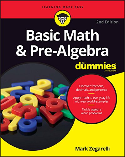 Algopix Similar Product 10 - Basic Math  PreAlgebra For Dummies