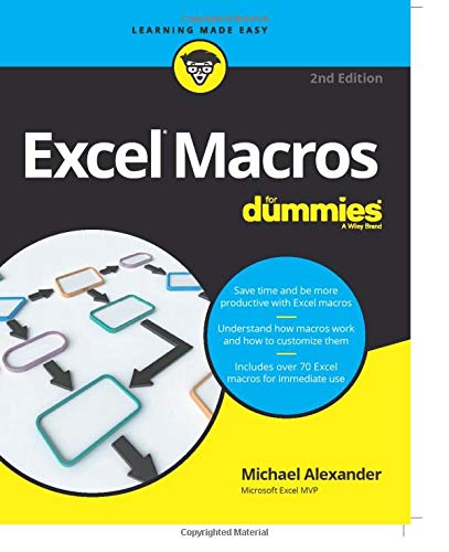 Algopix Similar Product 11 - Excel Macros For Dummies 2nd Edition
