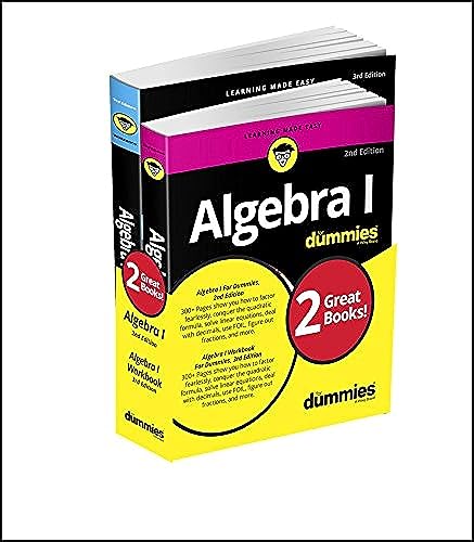 Algopix Similar Product 13 - Algebra I For Dummies Book  Workbook