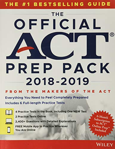 Algopix Similar Product 5 - The Official ACT Prep Pack with 6 Full