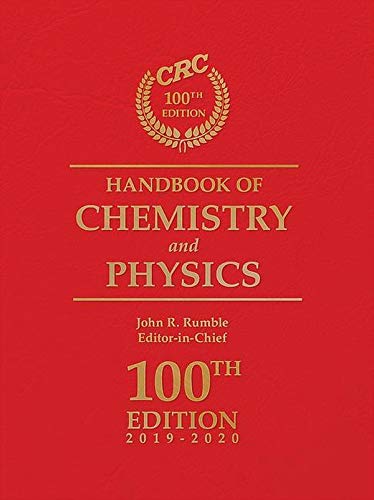 Algopix Similar Product 10 - CRC Handbook of Chemistry and Physics