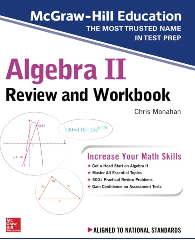 Algopix Similar Product 18 - McGrawHill Education Algebra II Review