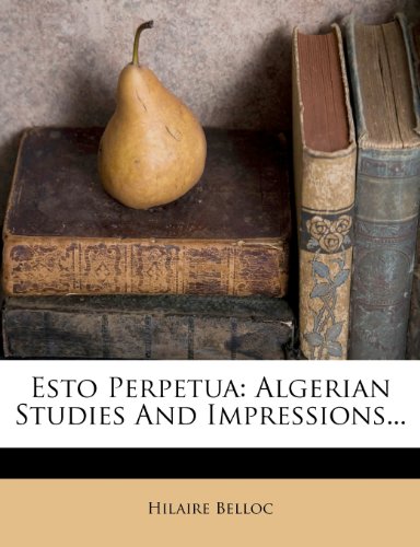 Algopix Similar Product 9 - Esto Perpetua Algerian Studies And