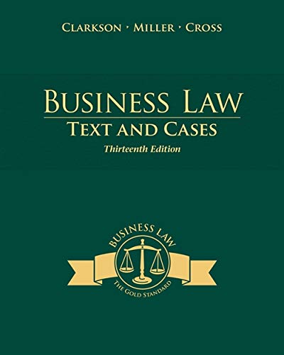 Algopix Similar Product 1 - Business Law Text and Cases