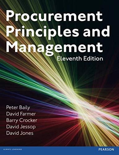 Algopix Similar Product 12 - Procurement, Principles & Management