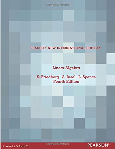 Algopix Similar Product 10 - Linear Algebra Pearson New