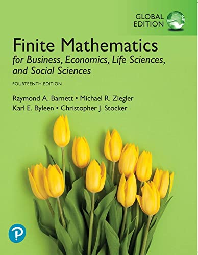 Algopix Similar Product 2 - Finite Mathematics for Business