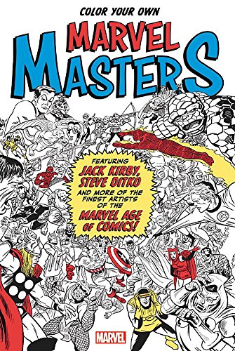 Algopix Similar Product 5 - Color Your Own Marvel Masters