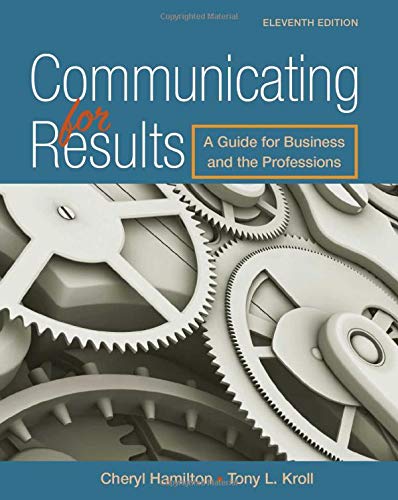 Algopix Similar Product 14 - Communicating for Results A Guide for
