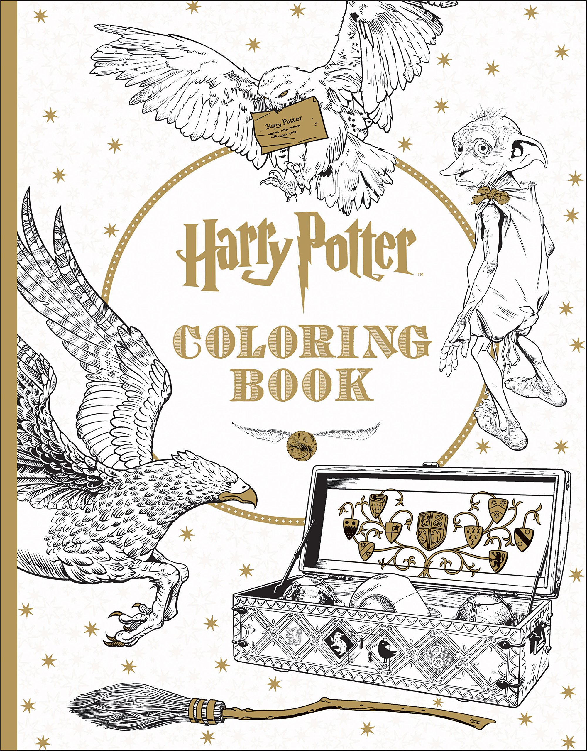 Algopix Similar Product 17 - Harry Potter Coloring Book