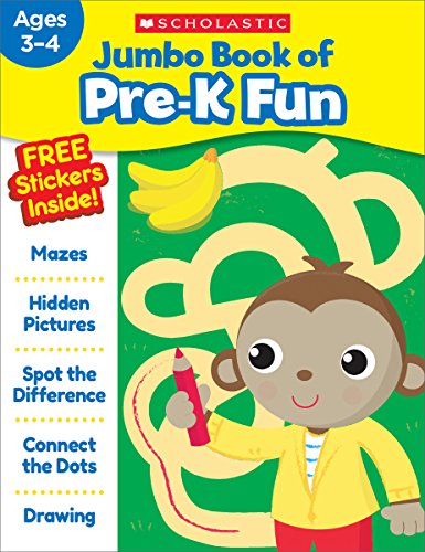 Algopix Similar Product 19 - Jumbo Book of Pre-K Fun Workbook