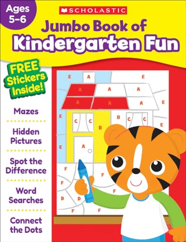 Algopix Similar Product 11 - Jumbo Book of Kindergarten Fun Workbook