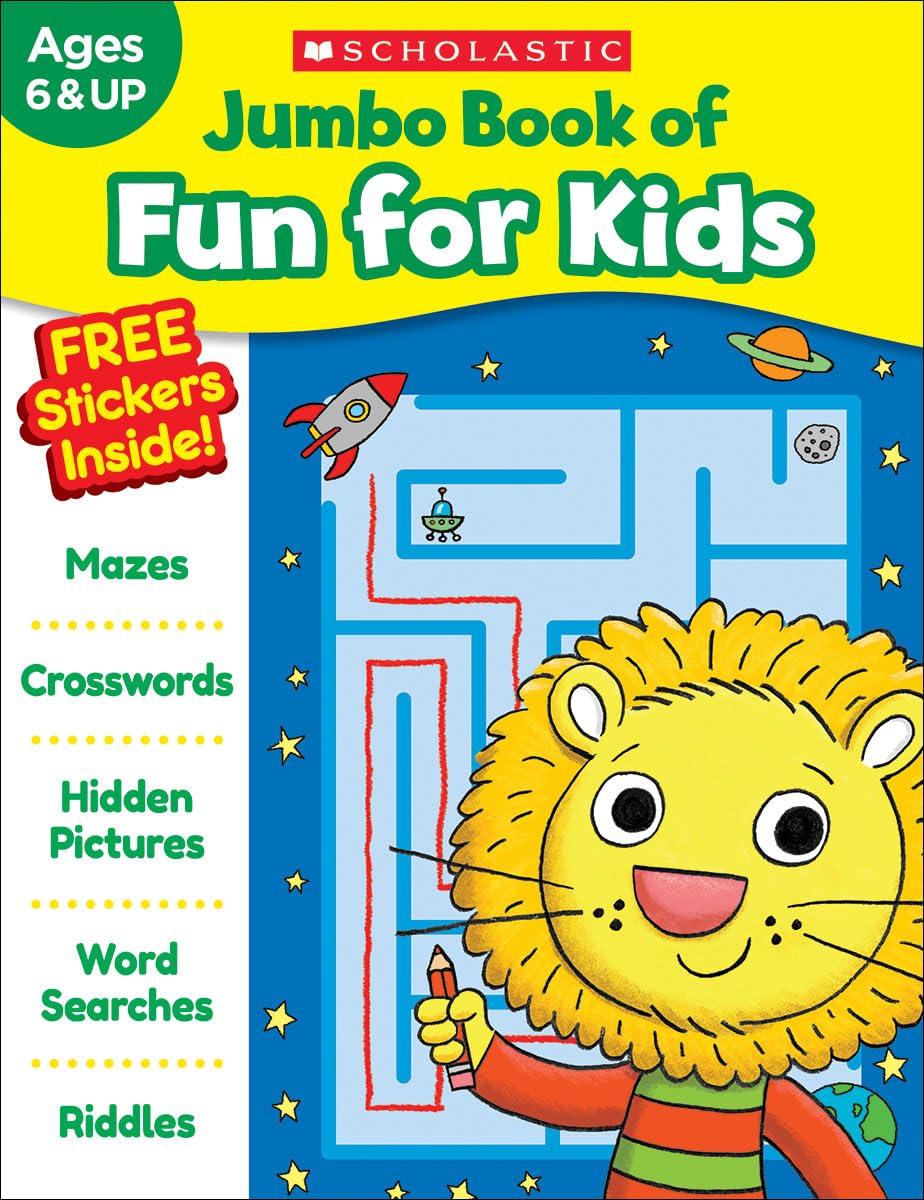 Algopix Similar Product 1 - Jumbo Book of Fun for Kids Workbook