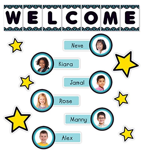 Algopix Similar Product 7 - Aqua Oasis: Welcome Bulletin Board