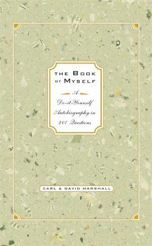 Algopix Similar Product 11 - The Book of Myself A DoItYourself